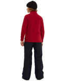 BOYS MICROFLEECE 1/4 ZIP - RIO RED